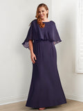 Sheath/Column Mother of the Bride Dresses with Beading