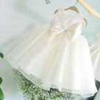 Cute Baby Girl First Communion Dress Toddler Birthday Party Princess Dress