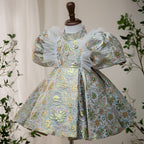 Toddler Ball Gowns Girl Communion Birthday Party Pageant Flower Bead Princess Dress