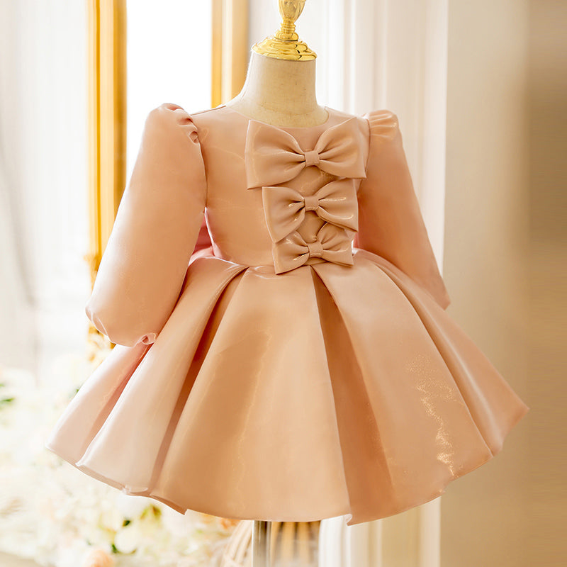Baby Girl Dress Toddler Communion Cute Bow Princess Pageant Dresses