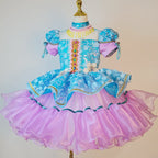 Cute Baby Girl Beauty Pageant Sequins Toddler First Communion Princess Dress