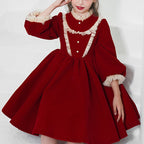 Little Girl Dress Toddler Elegant Satin Princess Party Formal Communion Pageant Dress