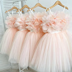 Cute Baby Girl Puffy First Communion Dress Toddler Birthday Princess Dress