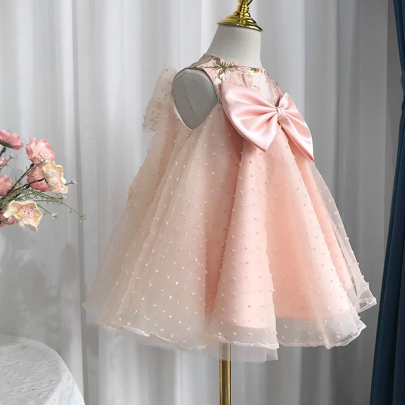 Cute Baby Girl First Communion Dress Toddler Birthday Party Princess Dress