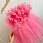 Cute Baby Girl Puffy First Communion Dress Toddler Birthday Princess Dress