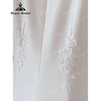 Sexy Mermaid Lace Backless Soft Satin Women Wedding Dress Spaghetti Straps   Wedding Gowns for Bride robe soirée mariage