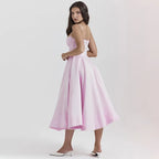 Strapless Elegant A-line Vacation Dress