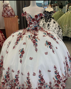 Stunning Off The Shoulder Ball Gown Quinceanera Dress Sweet 16 Dress  Y6191