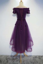 A-line Cute High Low Prom Dress Homecoming dress