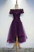A-line Cute High Low Prom Dress Homecoming dress