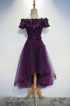 A-line Cute High Low Prom Dress Homecoming dress