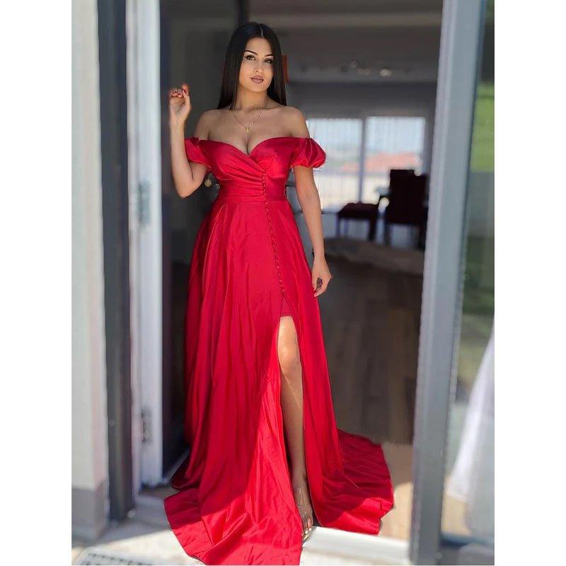 A-line Double Straps V-neck Dark Grey Long Prom Dress Pageant Dress