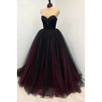A Line Sweetheart Beads Long Formal Evening Gowns