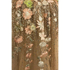 A-line Sweetheart Sparkle Tulle Appliques Long Prom Dress Formal Evening Gowns