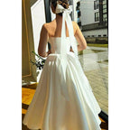 A-line Sweetheart Strapless Empire Party Prom Evening Dress