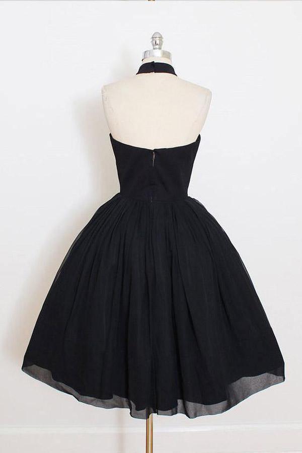 Halter Simple Short Homecoming Dress Party Dress