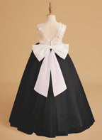 Dream Princess Sleeveless Lace and Tulle with Beading Flower Girl Dress