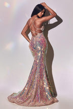 Fitted Long Sexy Prom Gown