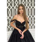 Chic & Modern A-line Off-shoulder Straps Prom Evening Dress