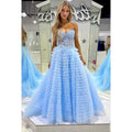 Chic & Modern Ballgown V-Neck Beaded and Floral Appliqued Evening Party Prom Dress with Lac