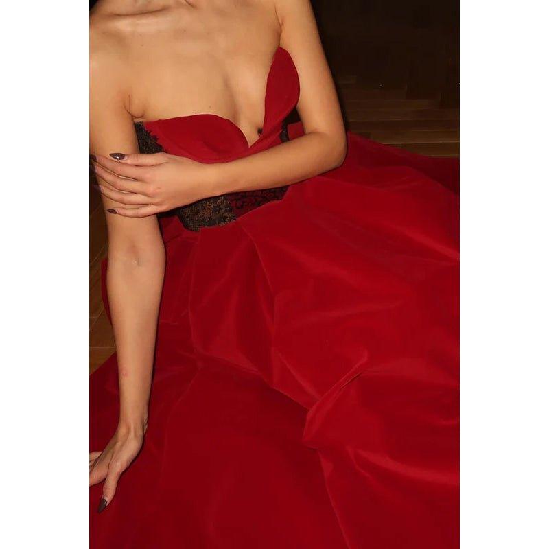 Classic & Timeless Sleeveless V-Neck A-line Tulle Formal Party Prom Dress