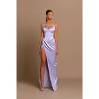 Unique High Split Long Prom Formal Dress