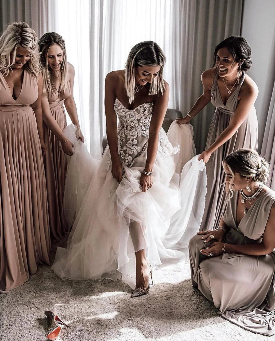 Elegant Princess A-Line Wedding Dresses with Lace