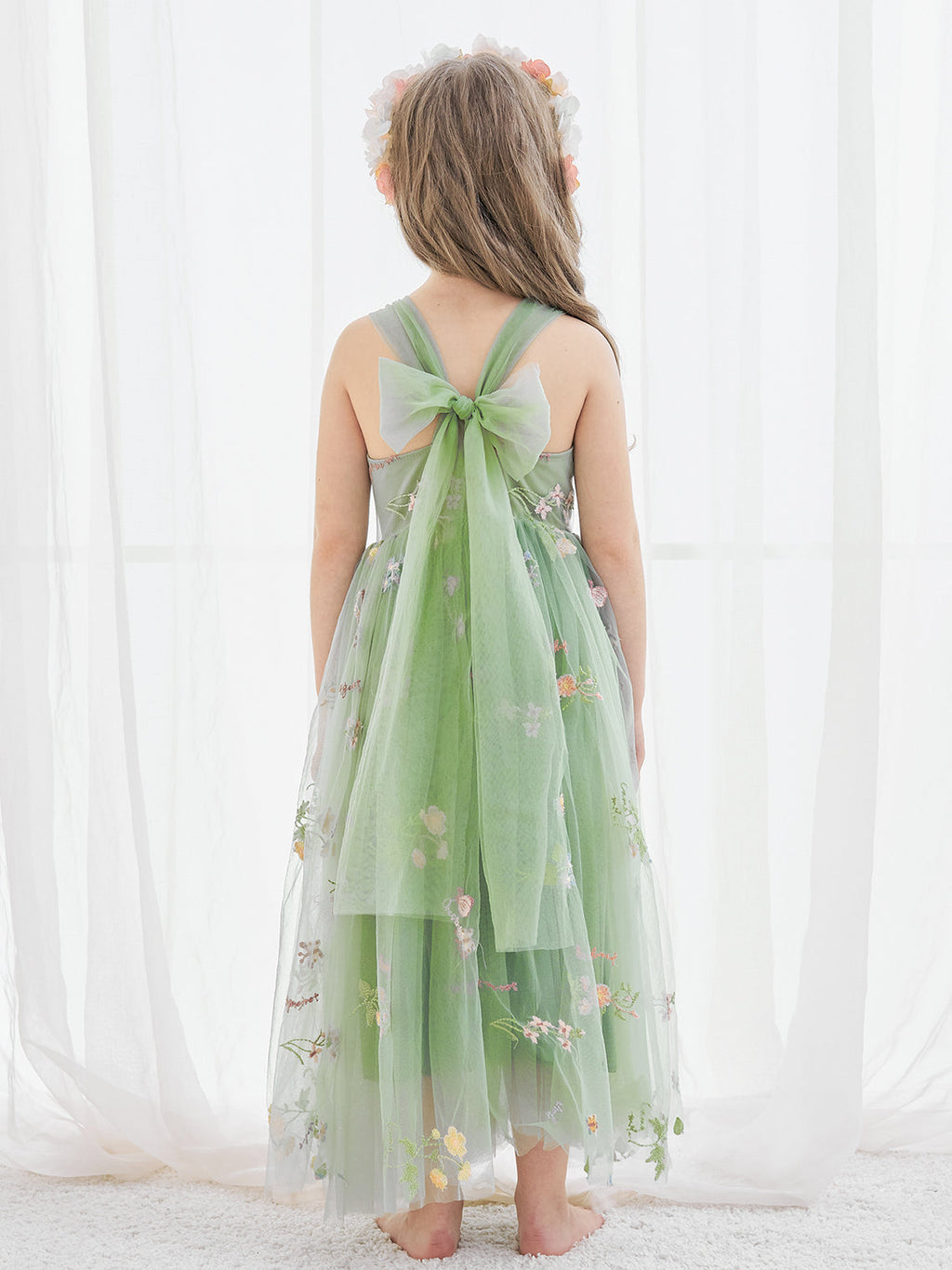 A-line Tulle Ankle-length Dress (2003227711)