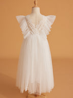 Lace Tulle Ankle-length Dress (2003227816)