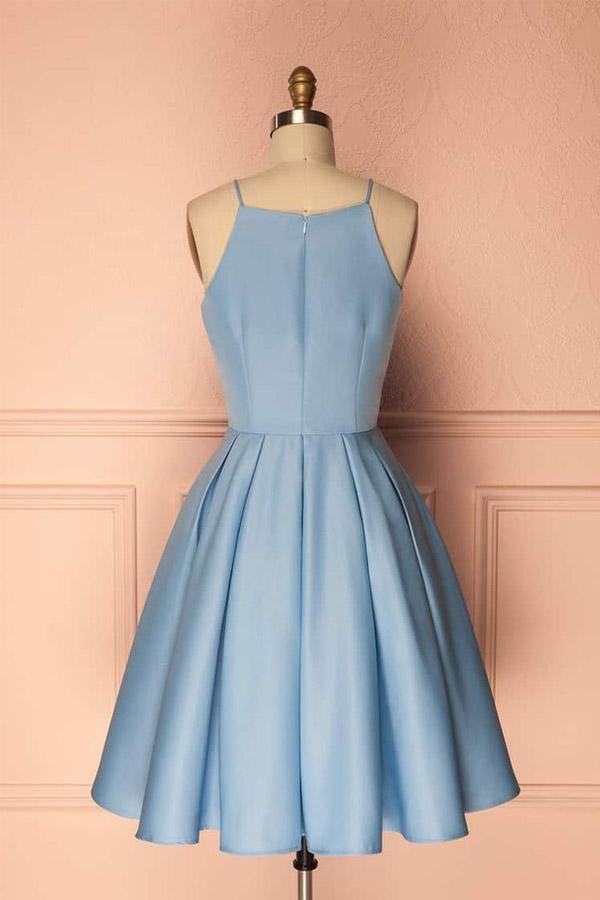 Homecoming Dress Halter Sleeveless Short Prom Dress Party Dress