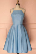 Homecoming Dress Halter Sleeveless Short Prom Dress Party Dress
