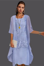 Lavender Short Bridesmaid Dresses Mother Of The Bride Dresses With Lace
