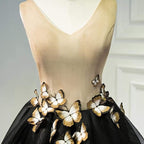 Little  Homecoming Dress Butterfly V-neck Short Prom Dress