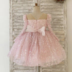 Baby Girl  First Communion Dress Toddler Birthday Pageant Princess Dress
