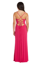 Long Spaghetti Strap Prom Dress