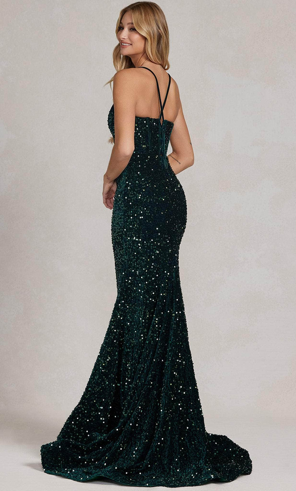 Sequin Mermaid Prom Dress