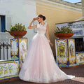 NumberSea A-Line Appliques Lace Wedding Dresses Bandage Back Custom Sleeveless Bridal Gowns Custom Online Robe De Mariee