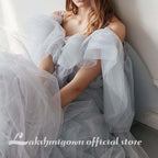 NumberSea A Line Beach Wedding Dresses Spaghetti Strap Tulle Backless