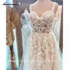 NumberSea A Line Boho Lace Open Back Women Wedding Dress 2025 Vestidos Beach Bridal Gowns Sleeveless abito da sposa