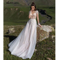 NumberSea Appliques Lace A-Line wedding dress Sweetheart