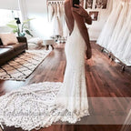 NumberSea Backless Sexy Women Wedding Dresses Mermaid Wedding Dress