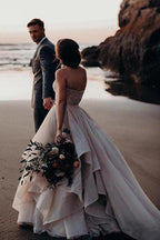 NumberSea Ball Gown Sweetheart Beaded Tiered Skirt Wedding Dresses, Bridal Gown, MW579
