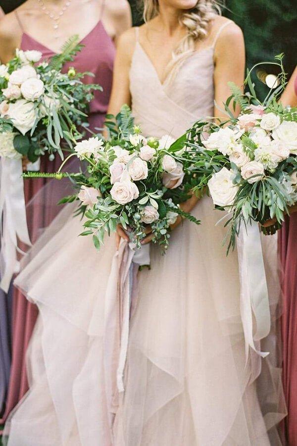 NumberSea Ball Gown Tulle Spaghetti Straps Open Back Wedding Dresses, Bridal Gown, MW580