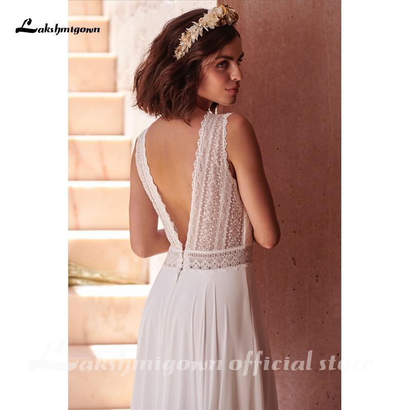 NumberSea Beach A-line Wedding Dress Bridal Gowns Backless