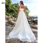 NumberSea Beach One Shoulder A-Line Wedding Dresses