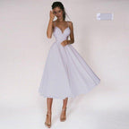 NumberSea Beach Short Wedding Dress Soft Satin Spaghetti Strap A Line Bridal Wedding gown trouwjurk Vestidos de Nova wedding party dress