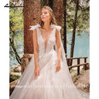 NumberSea Blush Pink Wedding Dress A Line Bride Gowns Plus Size