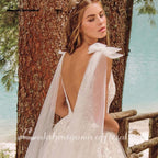 NumberSea Blush Pink Wedding Dress A Line Bride Gowns Plus Size