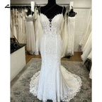 NumberSea Boho Mermaid Wedding Dresses for Women 2025 Vestido Sweetheart Lace Wedding Gowns  Vestiti Donna