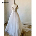 NumberSea Champagne Boho Wedding Dresses Off the Shoulder vestidos de novia Lace Appliques Bride Gowns свадебное пла